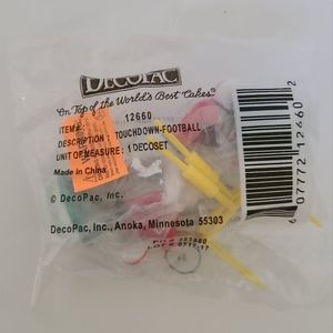 Decopac Tuchdown Football Cake Topper NIP